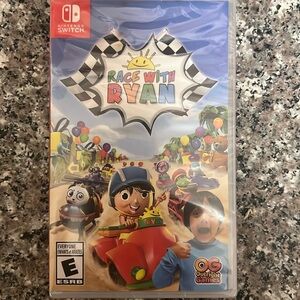 Nintendo switch race with Ryan game. Brand new